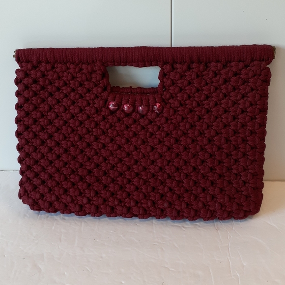 Handmade Knitted Baltimore Artisan Purse Bag - Picture 1 of 8